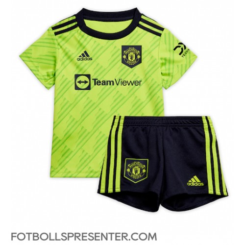 Manchester United Bruno Fernandes #8 Tredje tröja Barn 2022-23 Kortärmad (+ korta byxor)